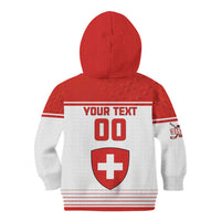 Custom Switzerland Hockey Kid Hoodie Come On La Nati