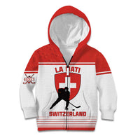 Custom Switzerland Hockey Kid Hoodie Come On La Nati