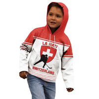 Custom Switzerland Hockey Kid Hoodie Come On La Nati