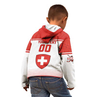 Custom Switzerland Hockey Kid Hoodie Come On La Nati