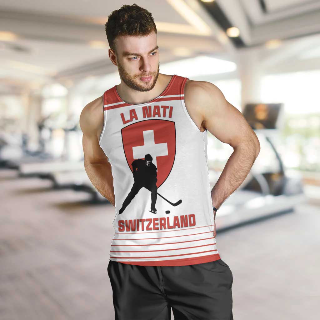 Custom Switzerland Hockey Men Tank Top Come On La Nati