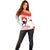 Custom Switzerland Hockey Off Shoulder Sweater Come On La Nati