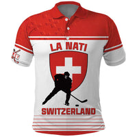 Custom Switzerland Hockey Polo Shirt Come On La Nati