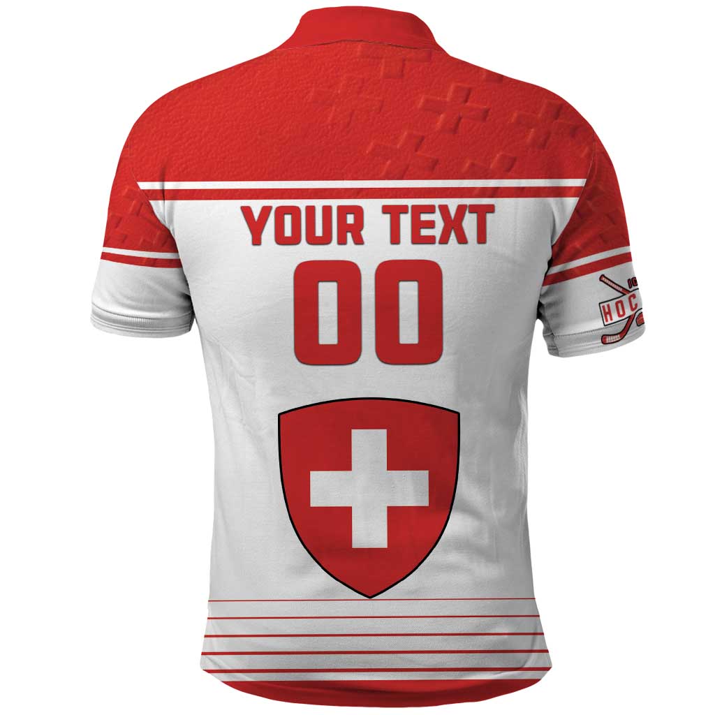 Custom Switzerland Hockey Polo Shirt Come On La Nati