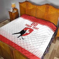 Custom Switzerland Hockey Quilt Come On La Nati