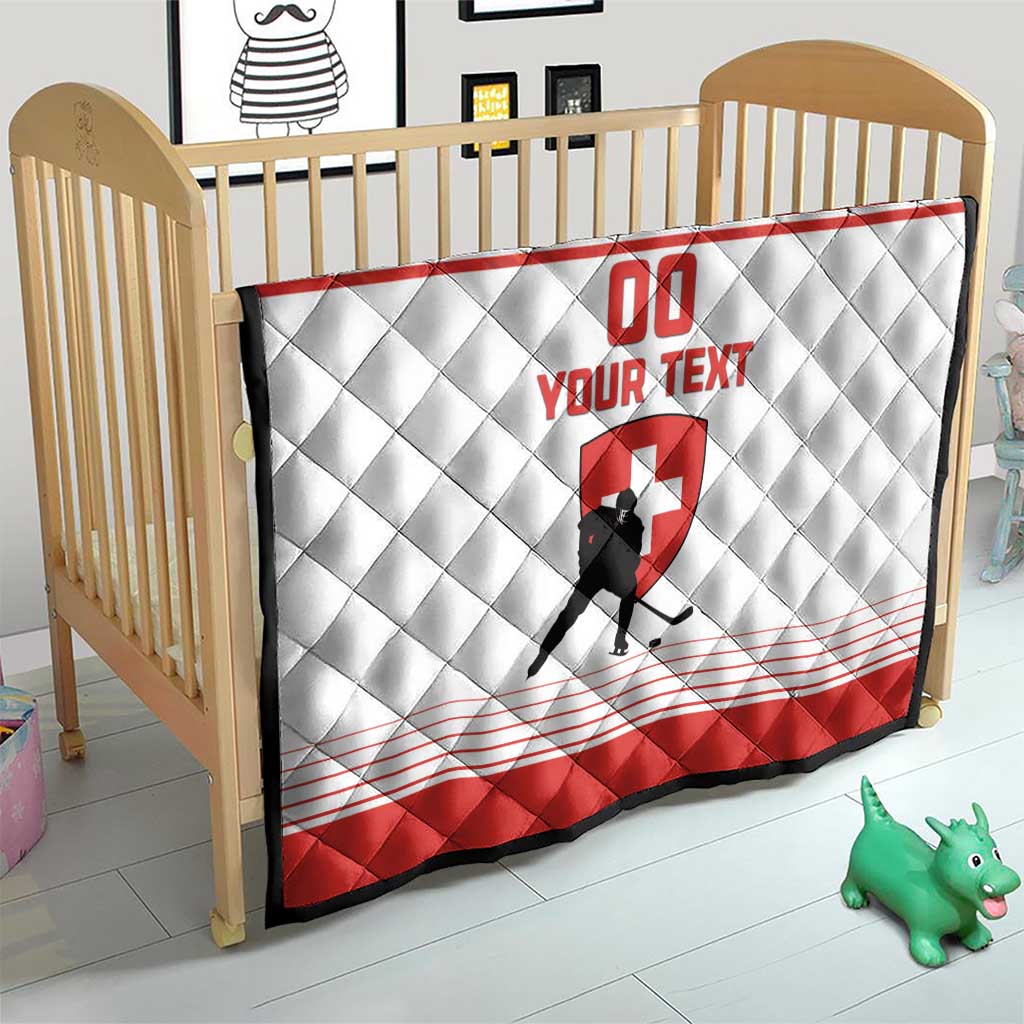 Custom Switzerland Hockey Quilt Come On La Nati