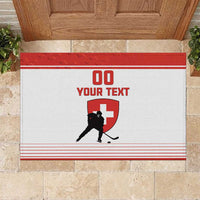 Custom Switzerland Hockey Rubber Doormat Come On La Nati