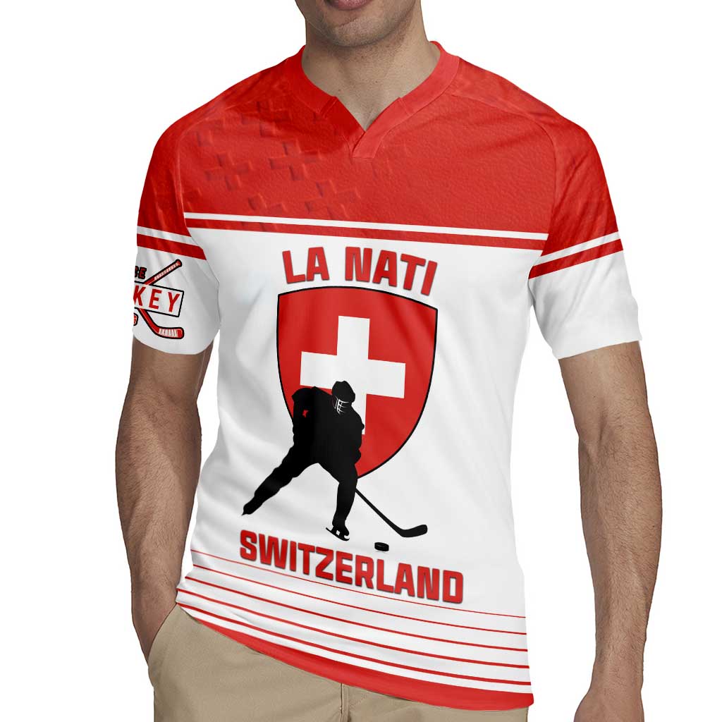 Custom Switzerland Hockey Rugby Jersey Come On La Nati