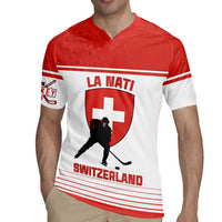 Custom Switzerland Hockey Rugby Jersey Come On La Nati