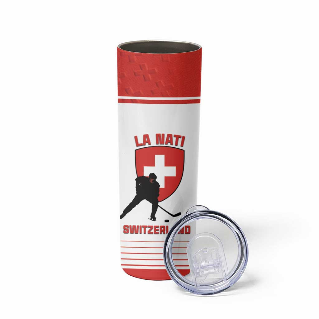Custom Switzerland Hockey Skinny Tumbler Come On La Nati