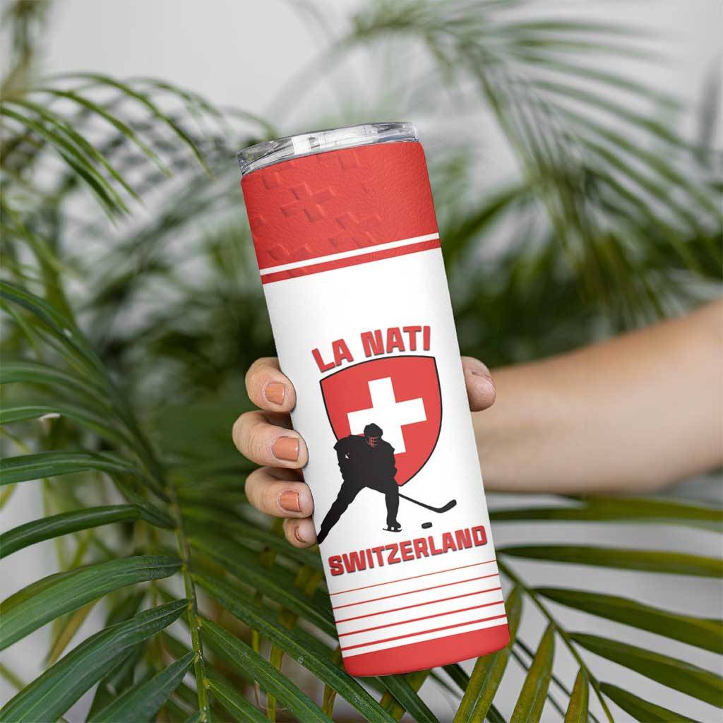 Custom Switzerland Hockey Skinny Tumbler Come On La Nati
