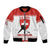 Custom Switzerland Hockey Sleeve Zip Bomber Jacket Come On La Nati
