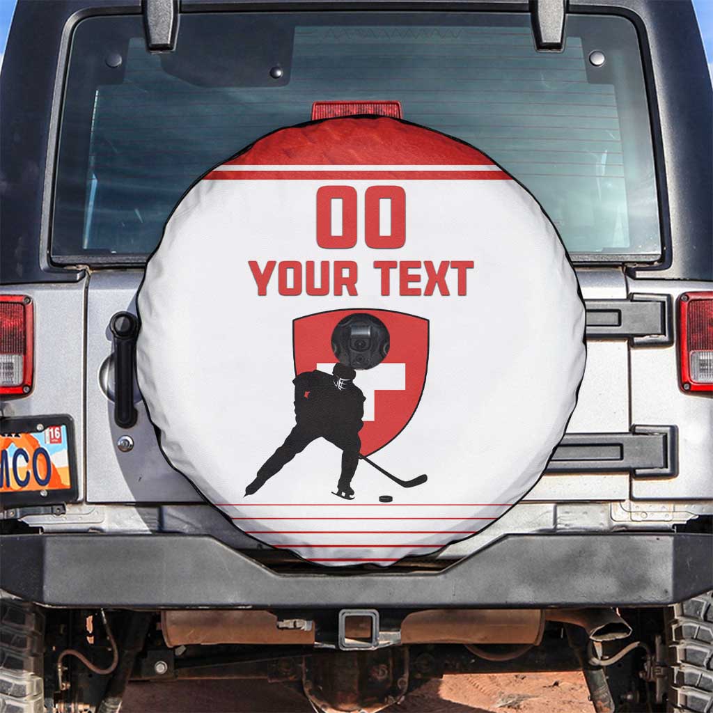 Custom Switzerland Hockey Spare Tire Cover Come On La Nati