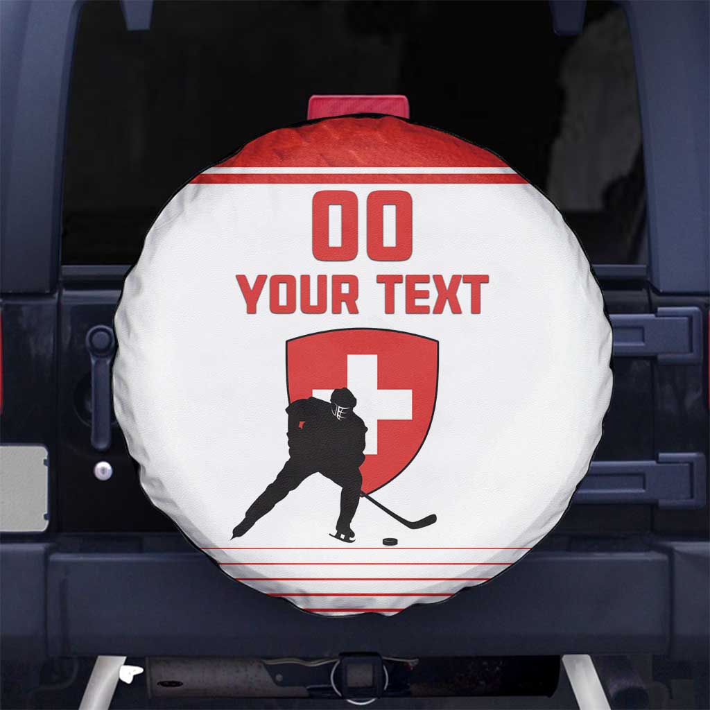 Custom Switzerland Hockey Spare Tire Cover Come On La Nati