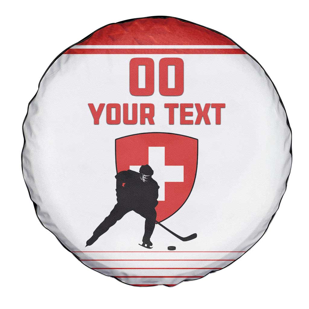 Custom Switzerland Hockey Spare Tire Cover Come On La Nati