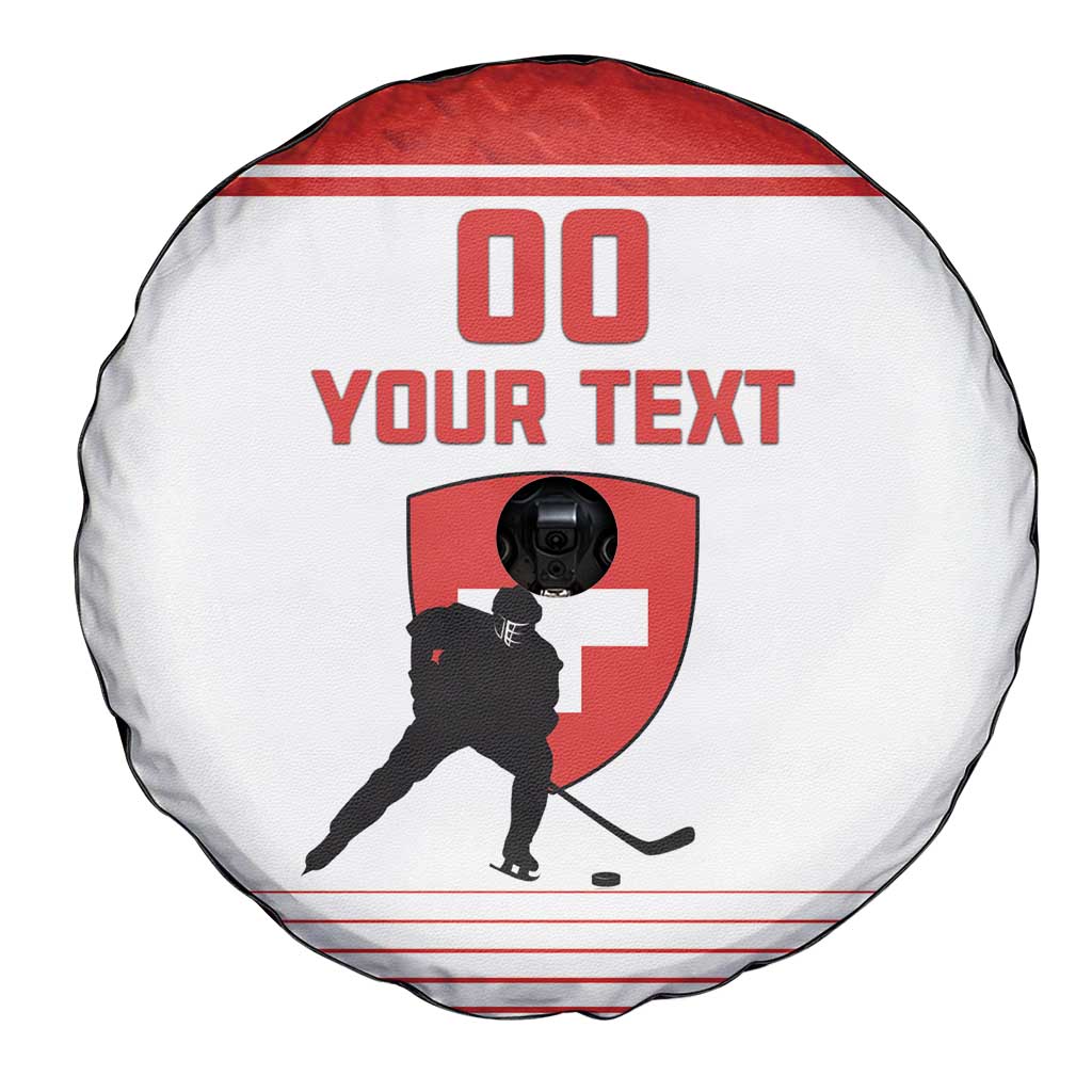 Custom Switzerland Hockey Spare Tire Cover Come On La Nati