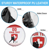 Custom Switzerland Hockey Spare Tire Cover Come On La Nati