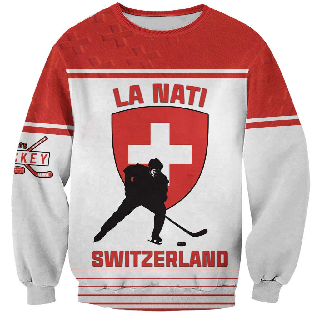 Custom Switzerland Hockey Sweatshirt Come On La Nati