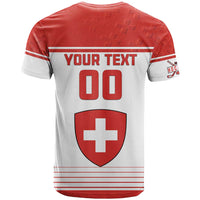 Custom Switzerland Hockey T Shirt Come On La Nati