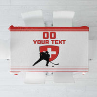 Custom Switzerland Hockey Tablecloth Come On La Nati