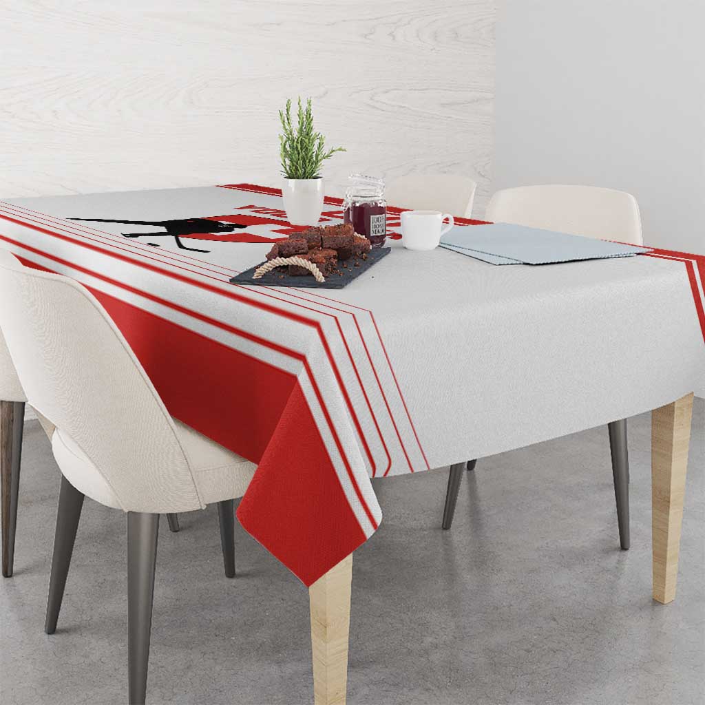 Custom Switzerland Hockey Tablecloth Come On La Nati