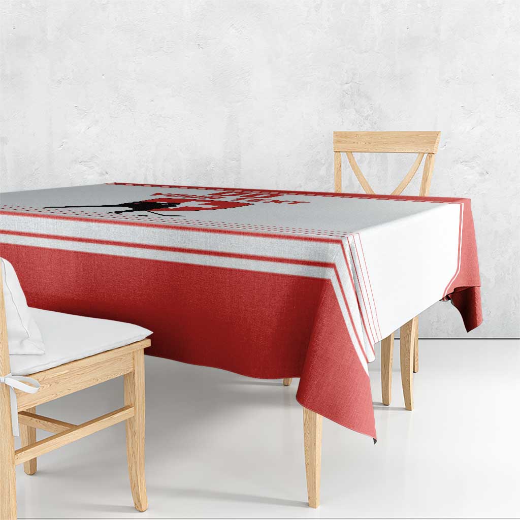 Custom Switzerland Hockey Tablecloth Come On La Nati
