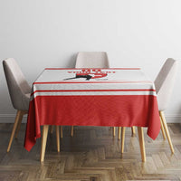 Custom Switzerland Hockey Tablecloth Come On La Nati