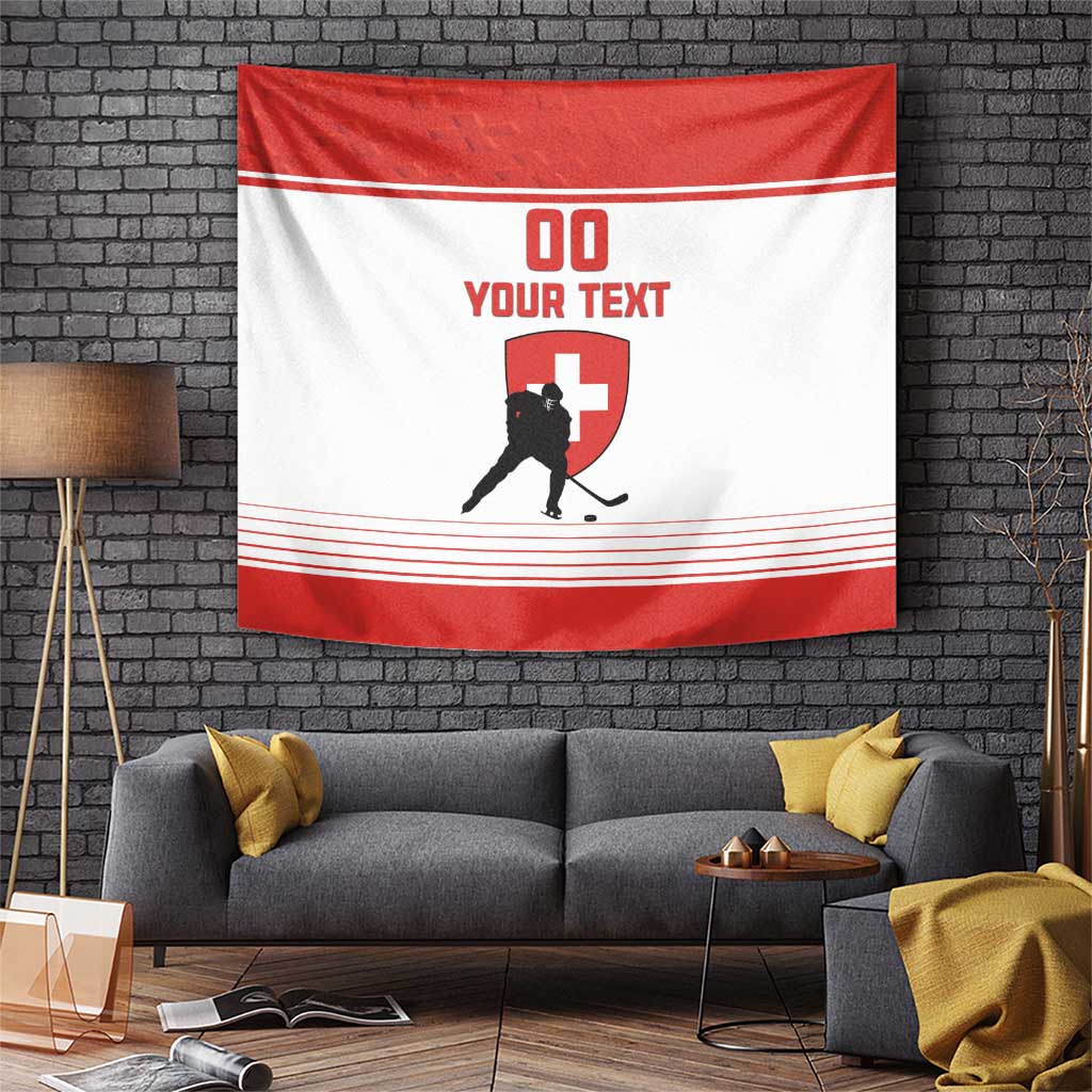 Custom Switzerland Hockey Tapestry Come On La Nati