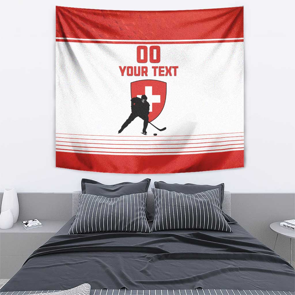 Custom Switzerland Hockey Tapestry Come On La Nati