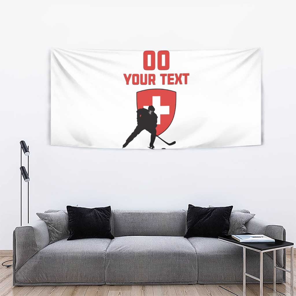 Custom Switzerland Hockey Tapestry Come On La Nati