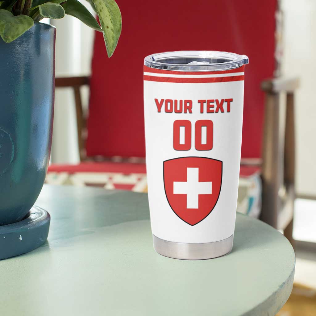 Custom Switzerland Hockey Tumbler Cup Come On La Nati