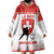 Custom Switzerland Hockey Wearable Blanket Hoodie Come On La Nati