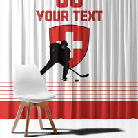Custom Switzerland Hockey Window Curtain Come On La Nati