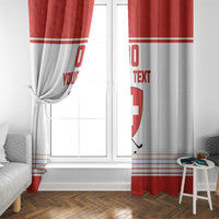 Custom Switzerland Hockey Window Curtain Come On La Nati
