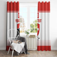 Custom Switzerland Hockey Window Curtain Come On La Nati
