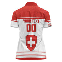 Custom Switzerland Hockey Women Polo Shirt Come On La Nati
