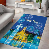 Personalized Estonian Restoration of Independence Area Rug Freedom Square Tallinn Capital