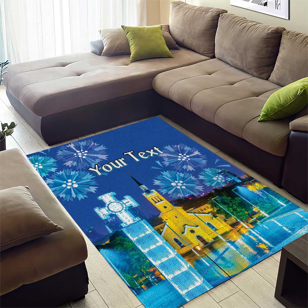 Personalized Estonian Restoration of Independence Area Rug Freedom Square Tallinn Capital