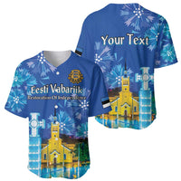 Personalized Estonian Restoration of Independence Baseball Jersey Freedom Square Tallinn Capital