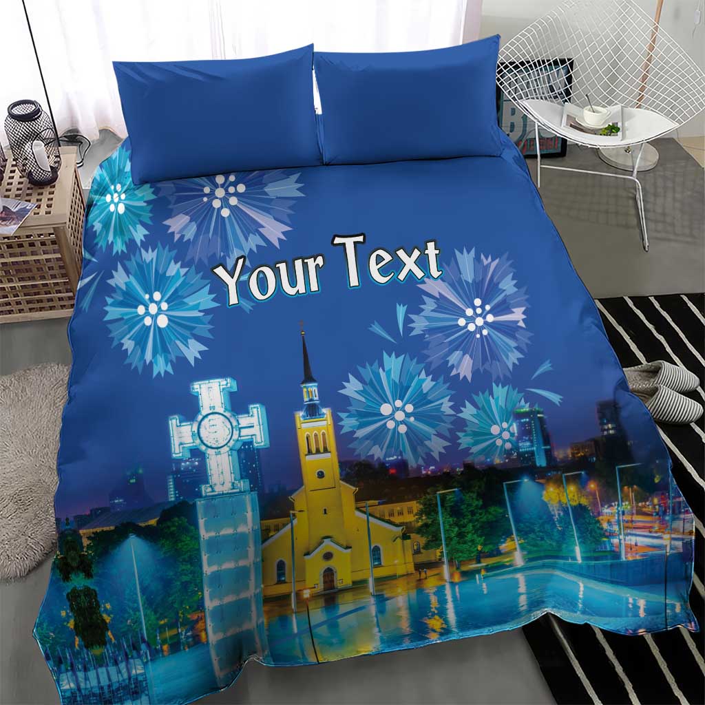 Personalized Estonian Restoration of Independence Bedding Set Freedom Square Tallinn Capital