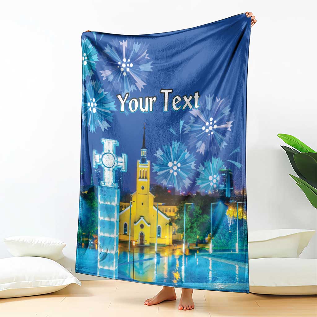 Personalized Estonian Restoration of Independence Blanket Freedom Square Tallinn Capital
