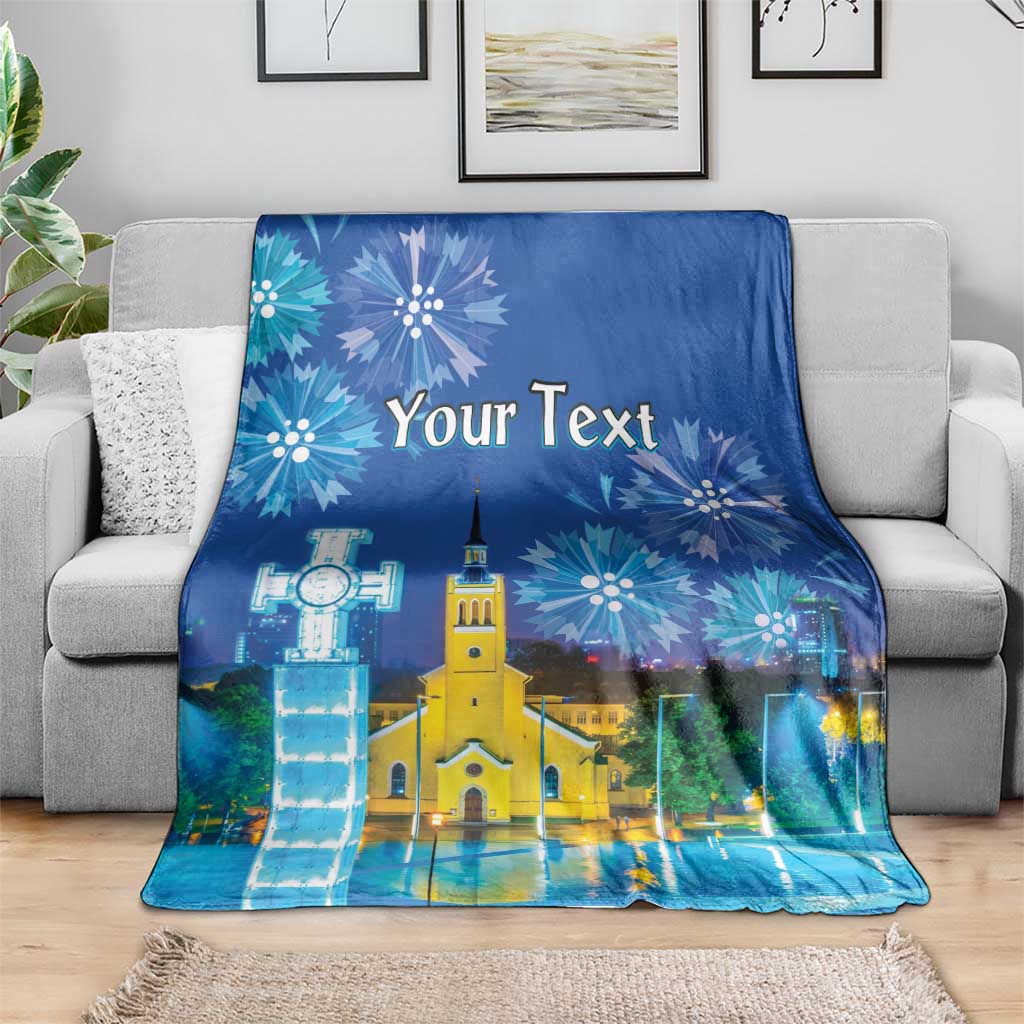 Personalized Estonian Restoration of Independence Blanket Freedom Square Tallinn Capital
