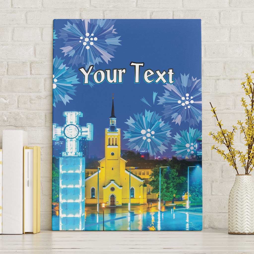 Personalized Estonian Restoration of Independence Canvas Wall Art Freedom Square Tallinn Capital