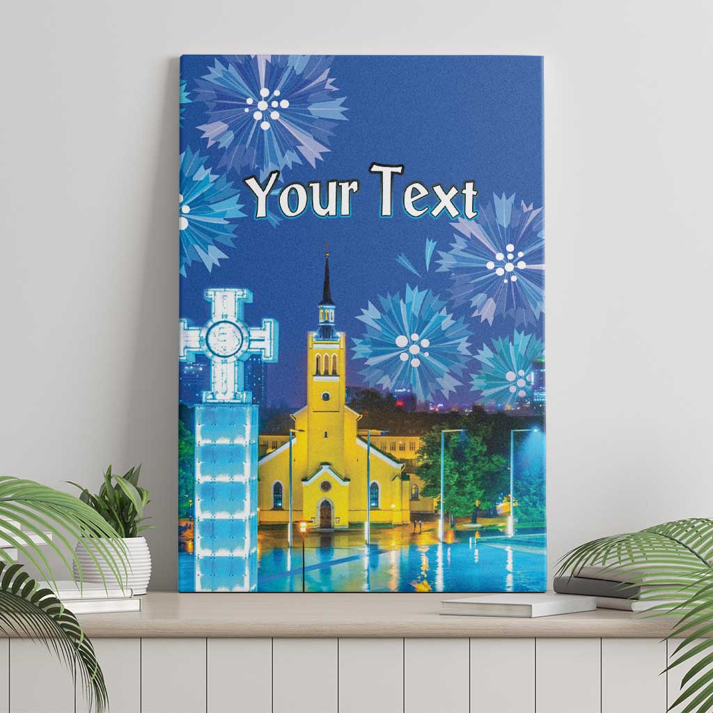 Personalized Estonian Restoration of Independence Canvas Wall Art Freedom Square Tallinn Capital