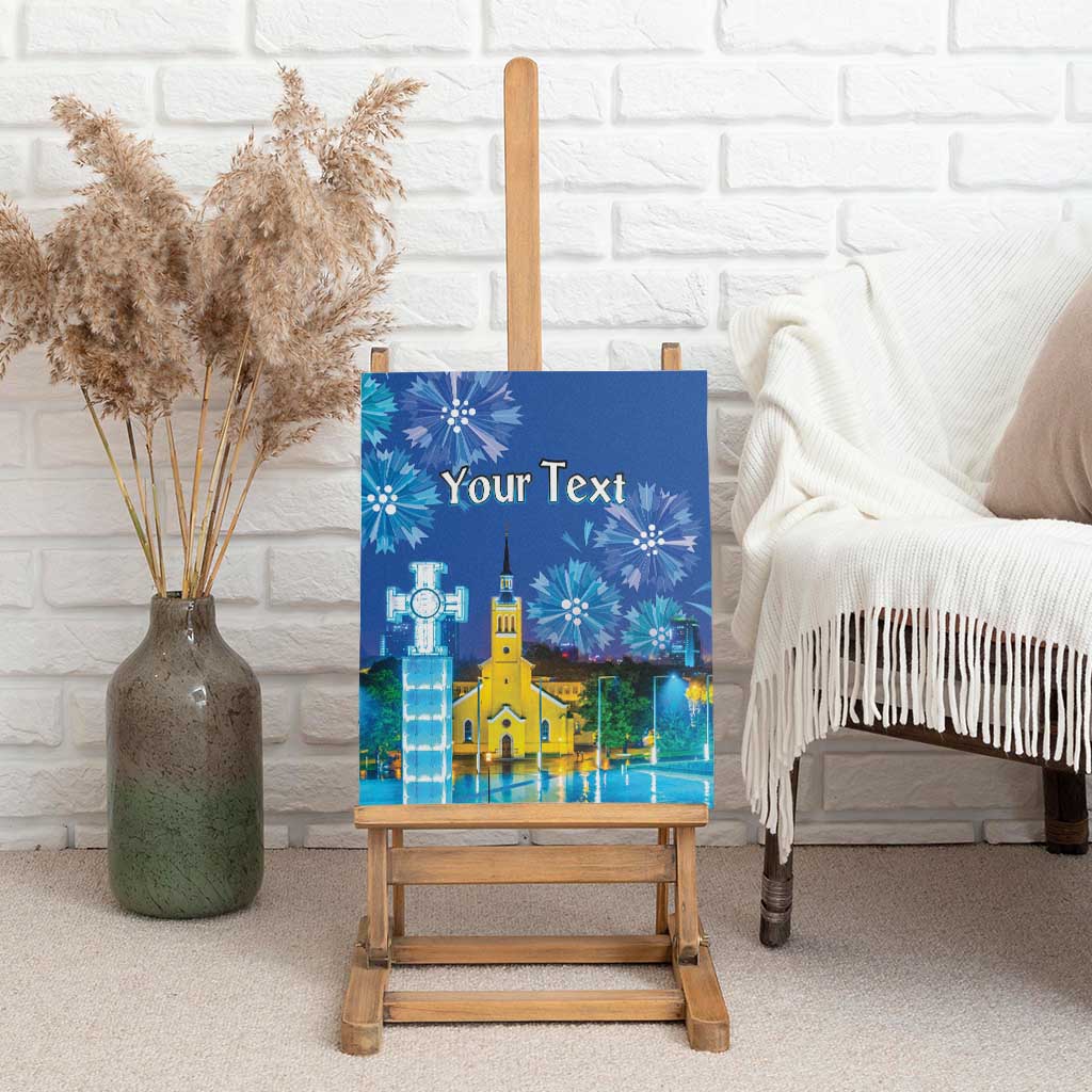Personalized Estonian Restoration of Independence Canvas Wall Art Freedom Square Tallinn Capital
