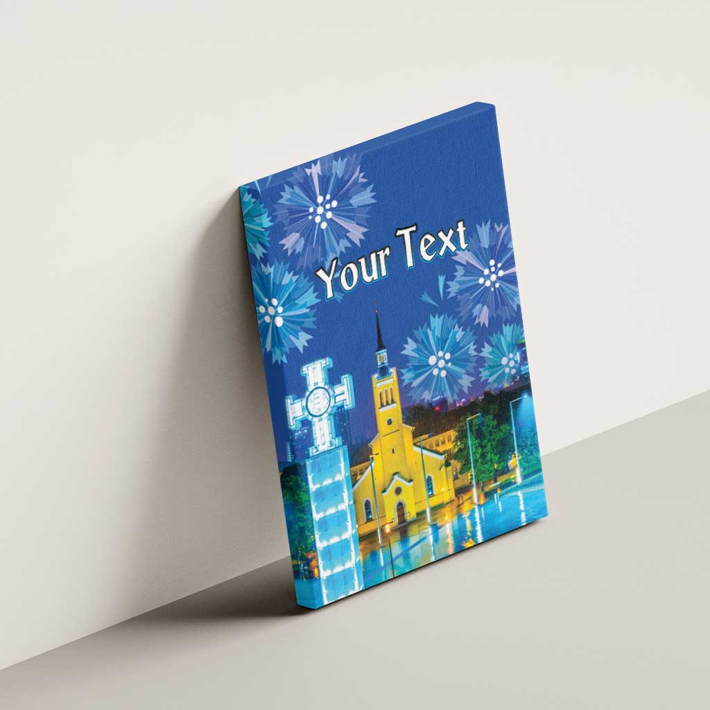 Personalized Estonian Restoration of Independence Canvas Wall Art Freedom Square Tallinn Capital