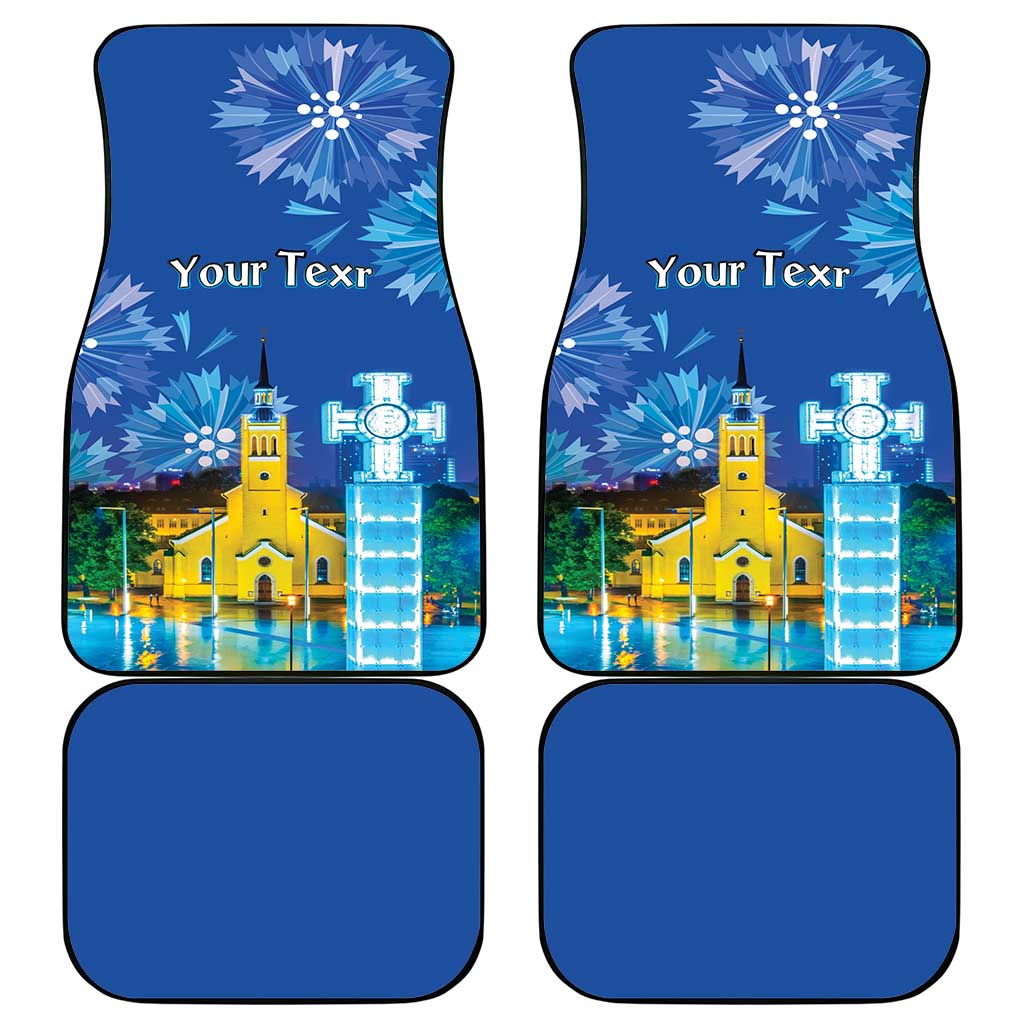 Personalized Estonian Restoration of Independence Car Mats Freedom Square Tallinn Capital