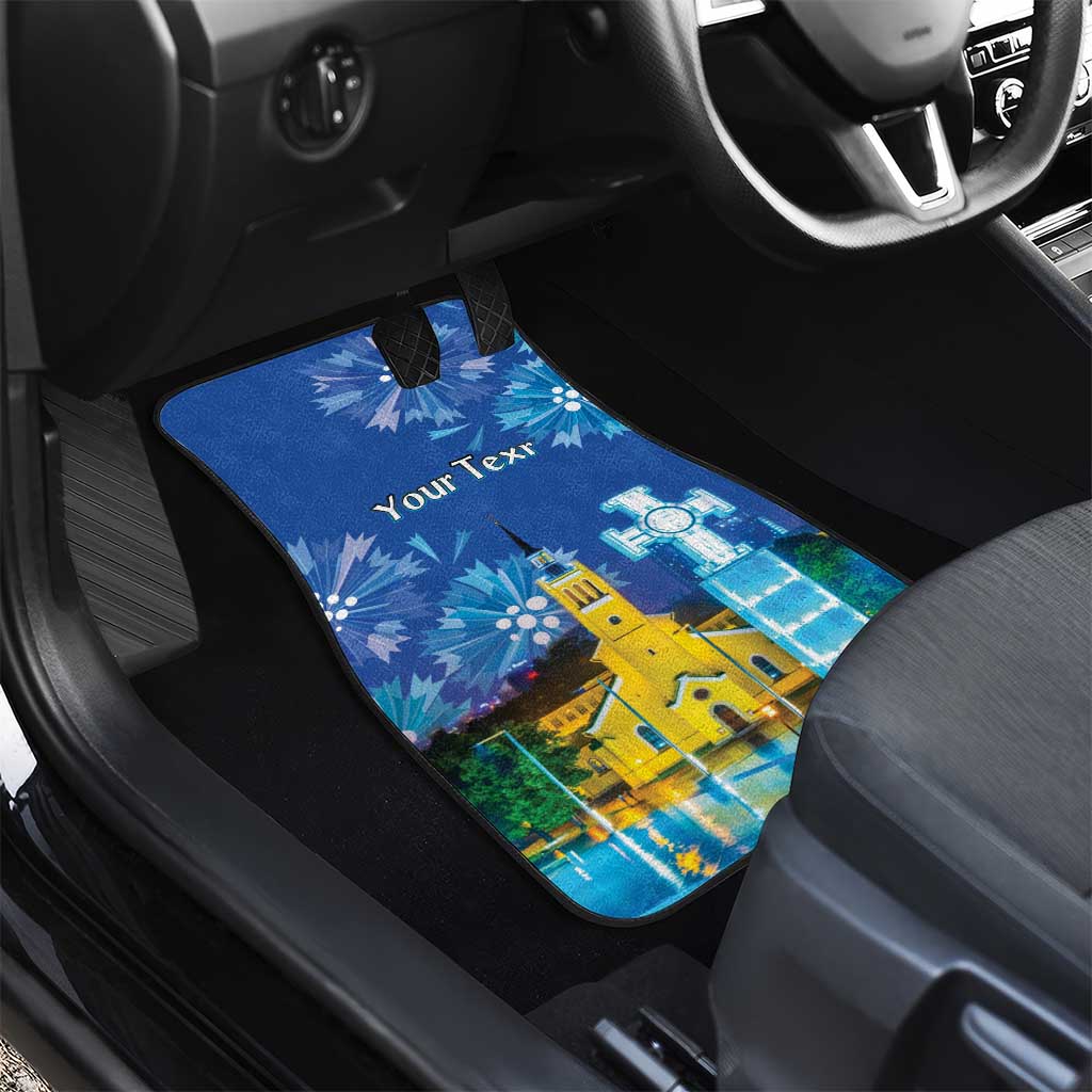 Personalized Estonian Restoration of Independence Car Mats Freedom Square Tallinn Capital