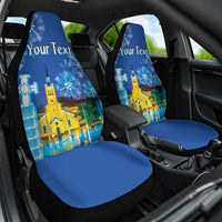 Personalized Estonian Restoration of Independence Car Seat Cover Freedom Square Tallinn Capital