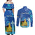 Personalized Estonian Restoration of Independence Couples Matching Off Shoulder Maxi Dress and Long Sleeve Button Shirt Freedom Square Tallinn Capital
